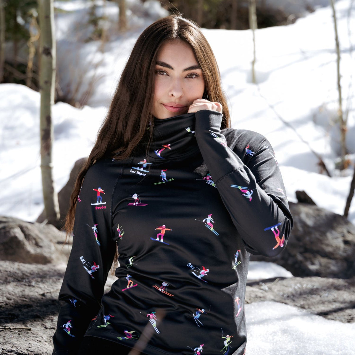 Multi Skiers Turtleneck
