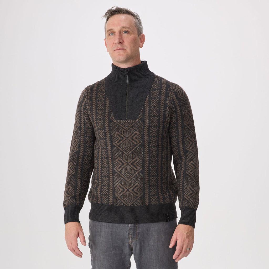Whiskey Half Zip Sweater