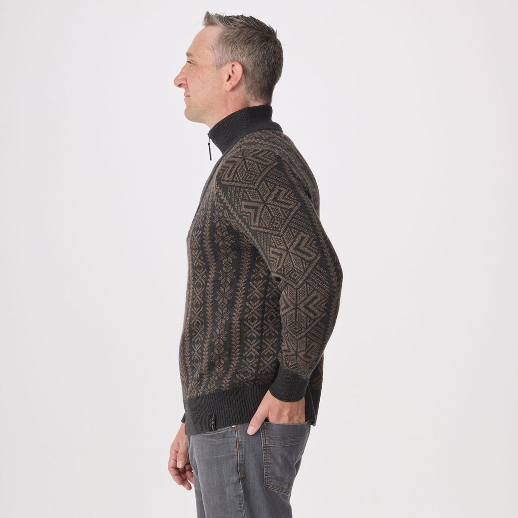 Whiskey Half Zip Sweater