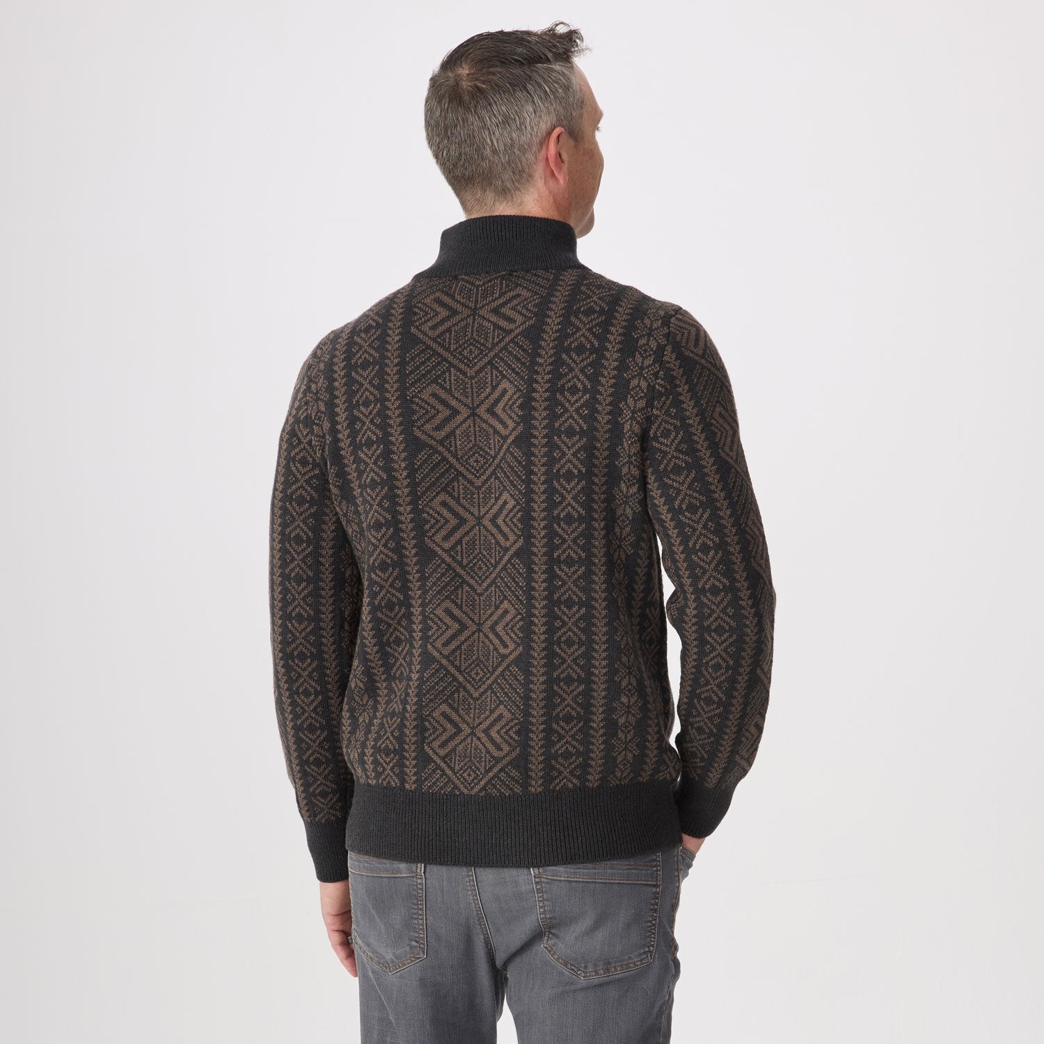 Whiskey Half Zip Sweater