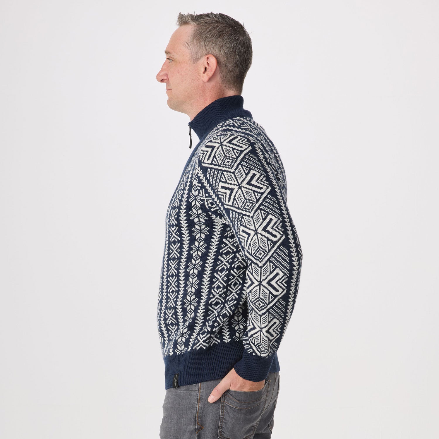 Whiskey Half Zip Sweater