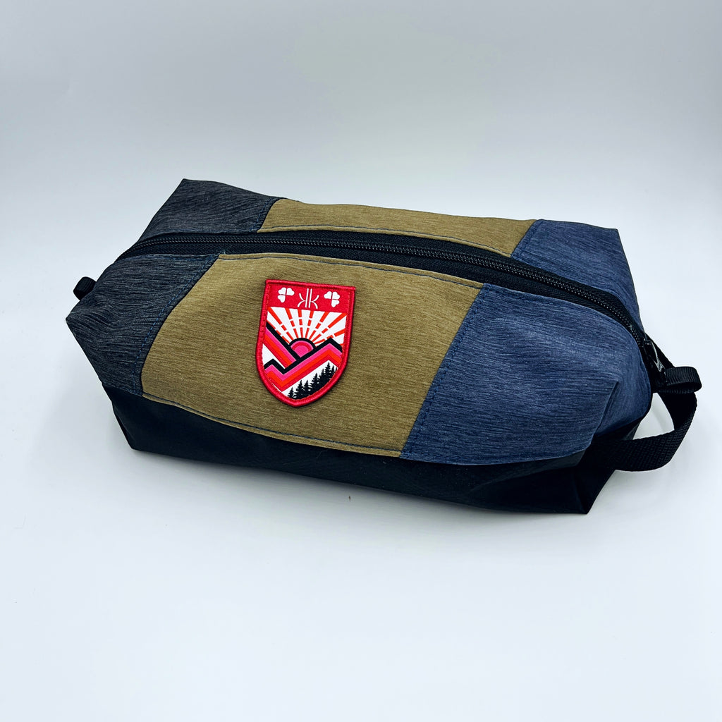 BirdieBlue x Krimson Klover Traveler Bag Forest Denim Color Block