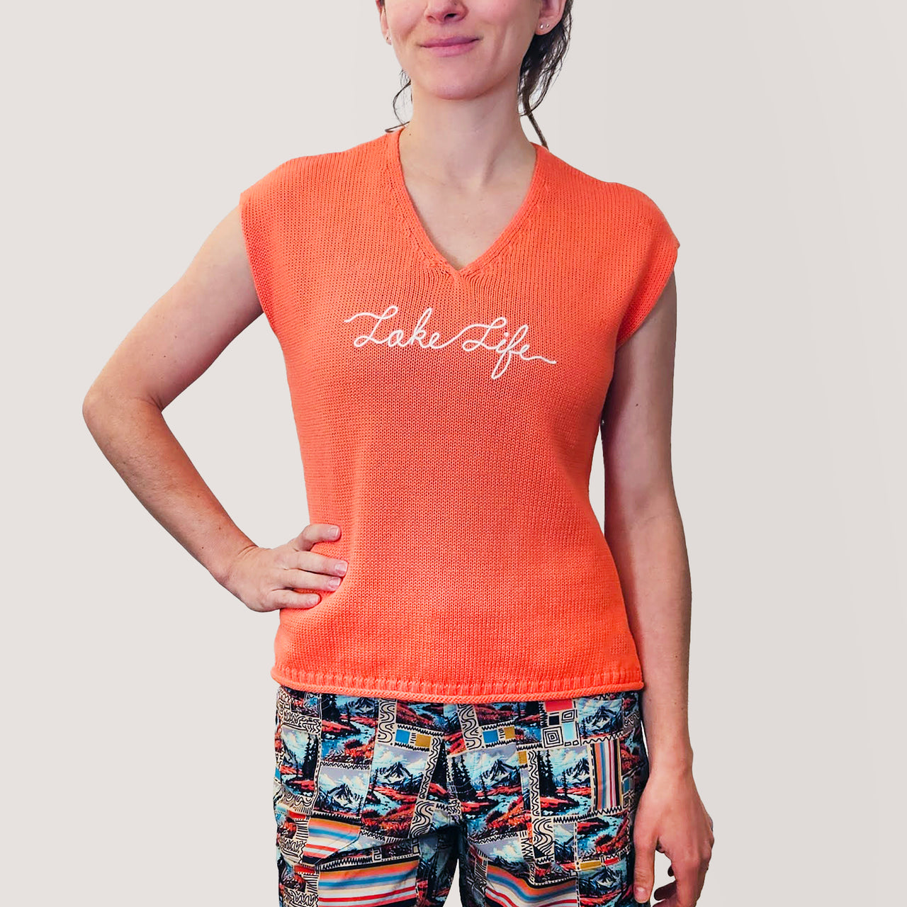 Ren Lake Life Sleeveless Sweater