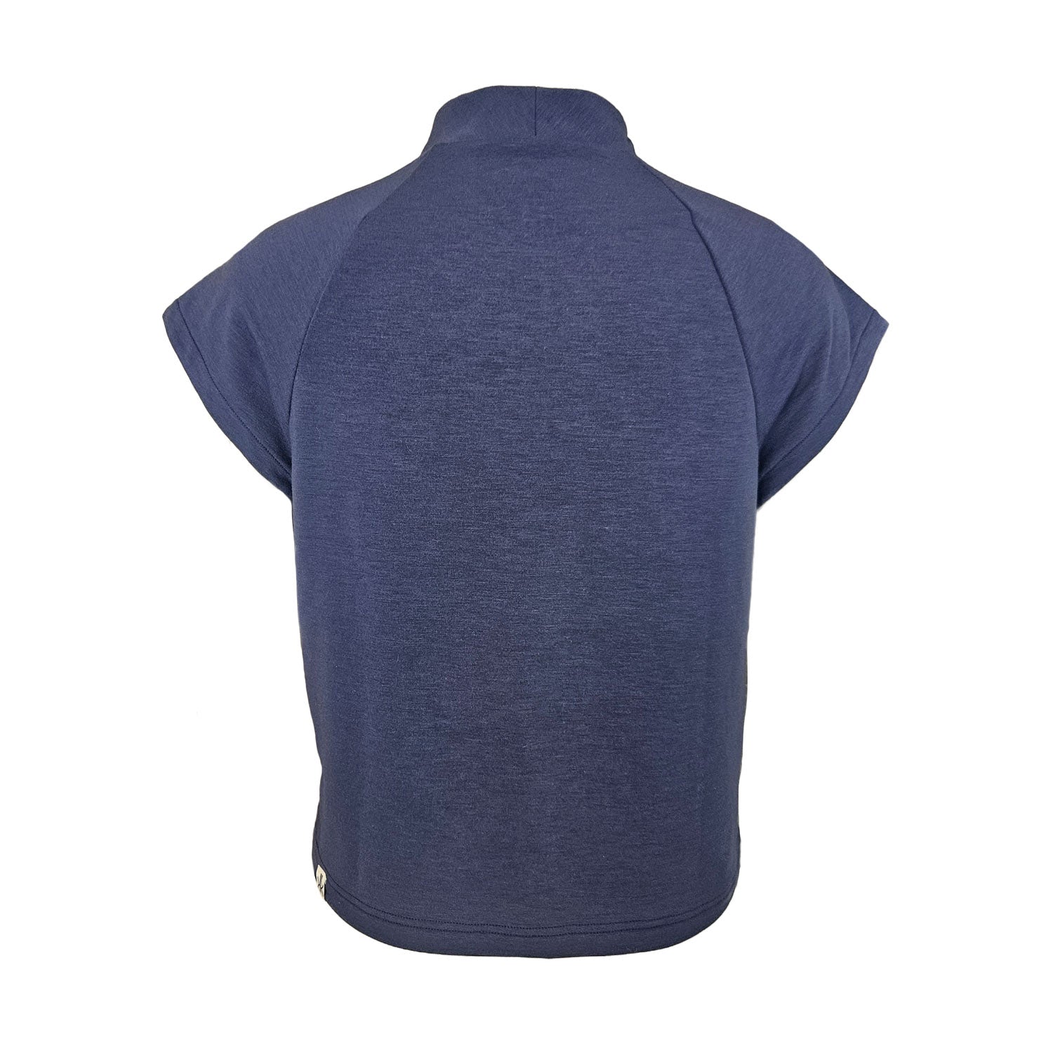 Victoria Half Zip Cap Sleeve Pullover