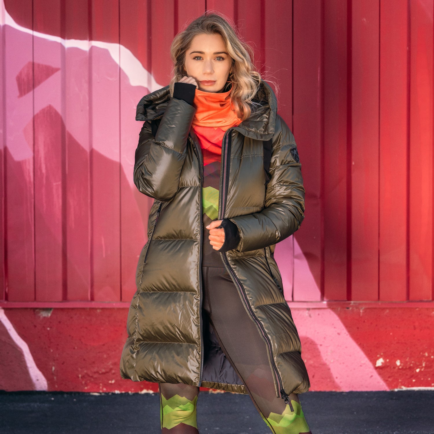 Compass Long Down Coat