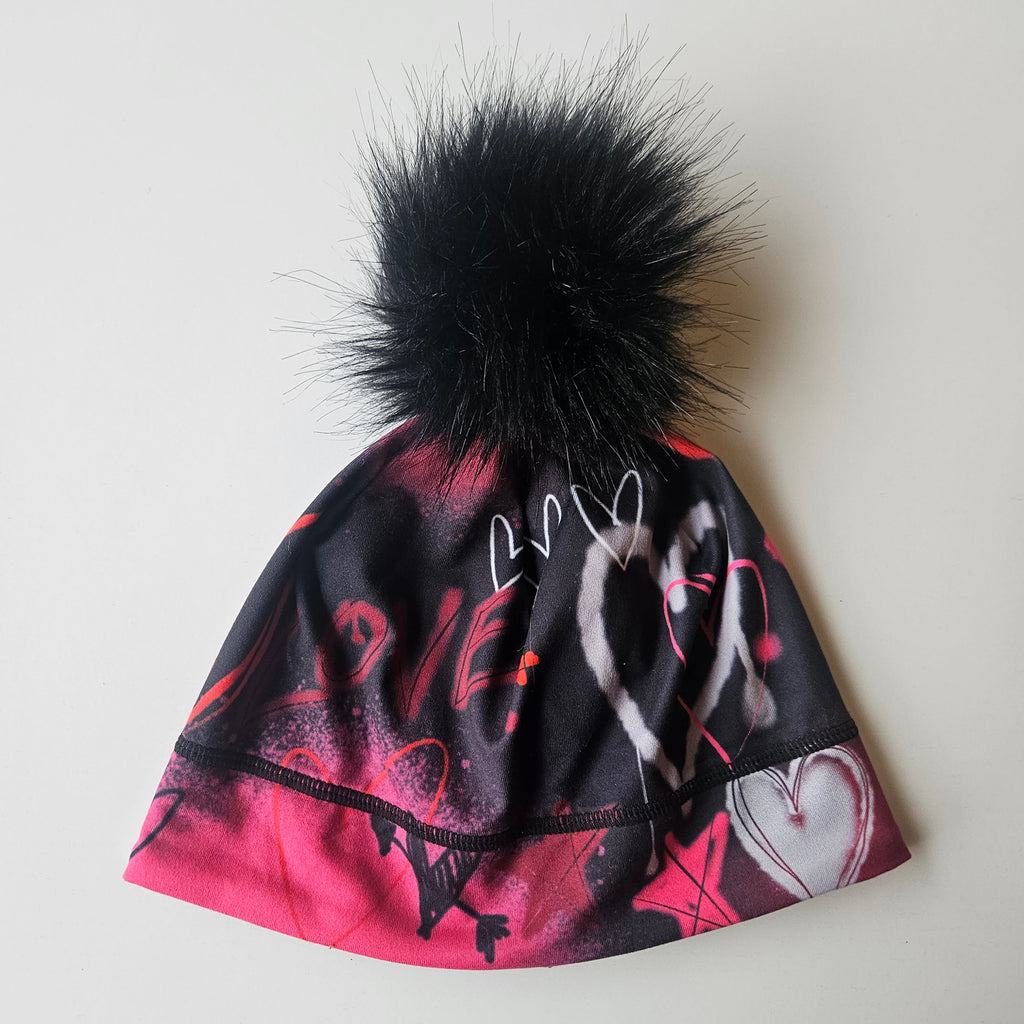 Graffiti Girls Illustrated Beanie