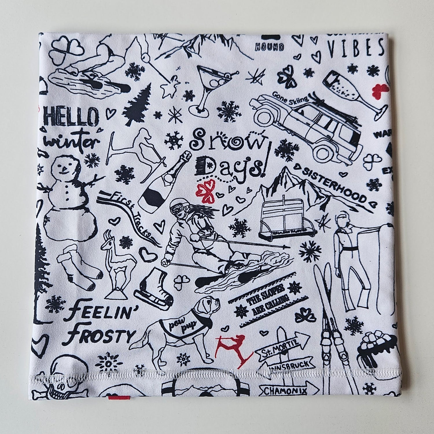 Graffiti Illustrated Neck Gaiter