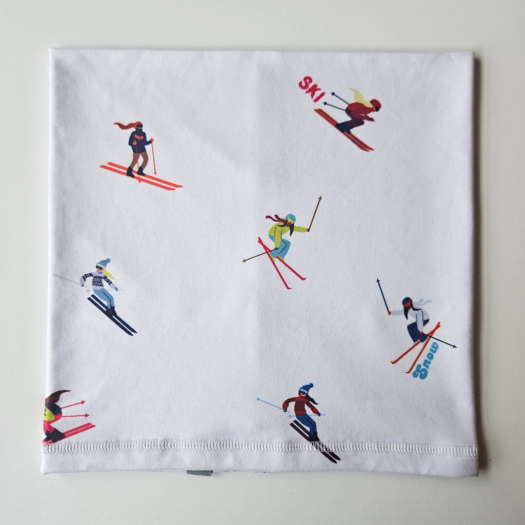 Multi-Skier Illustrated Neck Gaiter