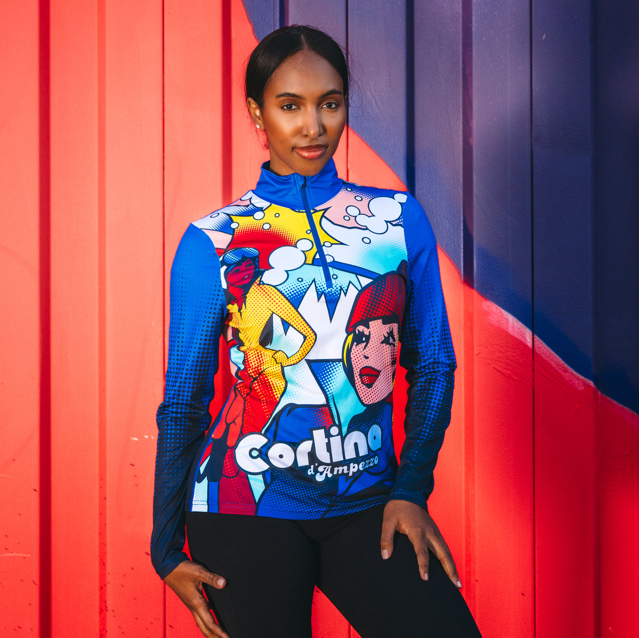 Pop Art Base Layer Top