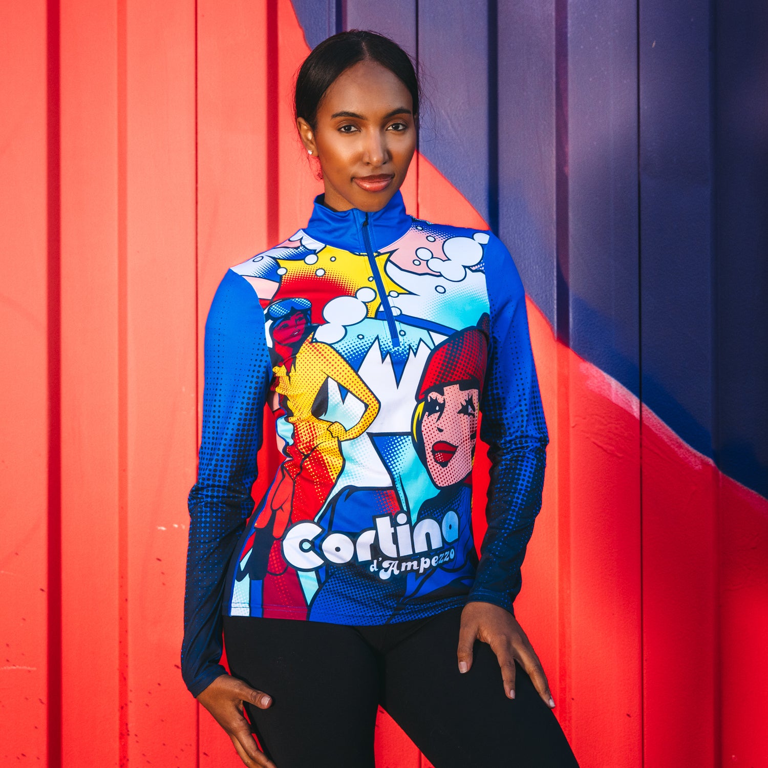 Pop Art Base Layer Top
